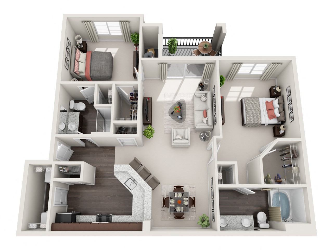 Floor plan layout diagram for Parc Lane